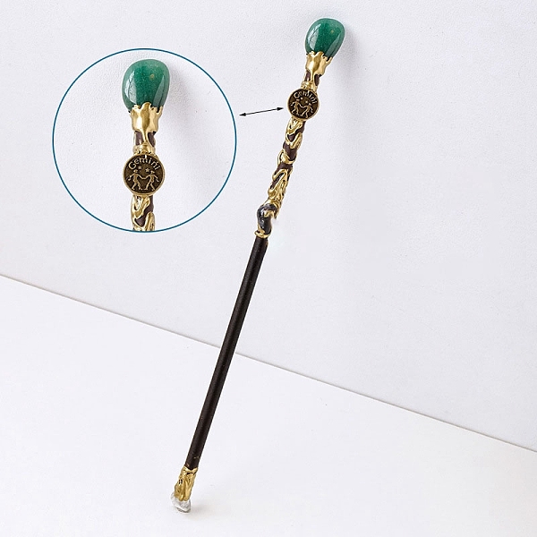 PandaHall Natural Aventurine Twelve Constellation Magic Wand, Cosplay Magic Wand, for Witches and Wizards, Gemini, 300mm Aventurine Gemini
PandaHall Natural Aventurine Twelve Constellation Magic Wand, Cosplay Magic Wand, for Witches and Wizards, Gemini, 300mm Aventurine Gemini