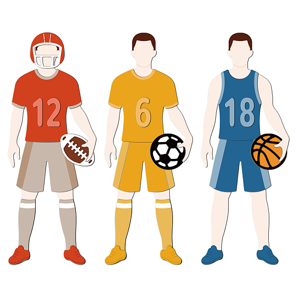 PandaHall GLOBLELAND 2Pcs Sports Player Cutting Dies Metal Athletes Rugby Football Basketball Die Cuts Embossing Stencils Template for Paper...
PandaHall GLOBLELAND 2Pcs Sports Player Cutting Dies Metal Athletes Rugby Football Basketball Die Cuts Embossing Stencils Template for Paper...