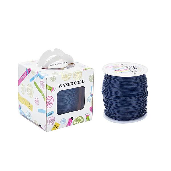 PandaHall Waxed Cotton Cords, Prussian Blue, 1mm, about 100yards/roll(91.44m/roll), 300 feet/roll Waxed Cotton Cord Round Blue
PandaHall Waxed Cotton Cords, Prussian Blue, 1mm, about 100yards/roll(91.44m/roll), 300 feet/roll Waxed Cotton Cord Round Blue