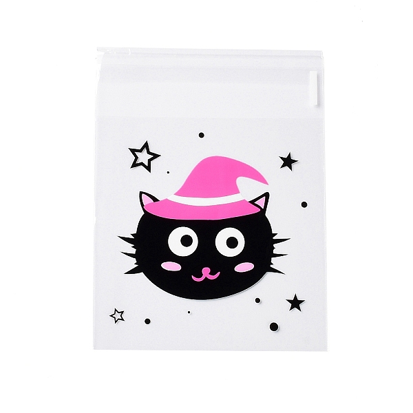 PandaHall Halloween Theme Plastic Bakeware Bag, with Self-adhesive, for Chocolate, Candy, Cookies, Square, Cat Shape, 130x100x0.05mm, Inner..., Black
PandaHall Halloween Theme Plastic Bakeware Bag, with Self-adhesive, for Chocolate, Candy, Cookies, Square, Cat Shape, 130x100x0.05mm, Inner..., Black