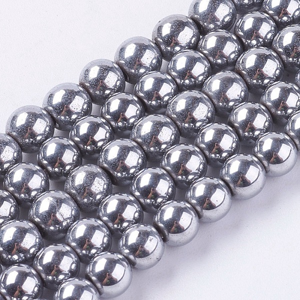 PandaHall Synthetic Magnetic Hematite Beads Strands, Round, Platinum Plated, 6mm, Hole: 1mm, about 68pcs/strand Magnetic Hematite Round
PandaHall Synthetic Magnetic Hematite Beads Strands, Round, Platinum Plated, 6mm, Hole: 1mm, about 68pcs/strand Magnetic Hematite Round