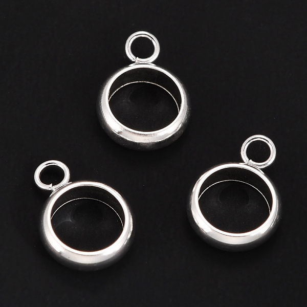 PandaHall 201 Stainless Steel Tube Bails, Loop Bails, Ring, Silver, 11x8x2mm, Hole: 2mm, 6mm Inner Diameter 201 Stainless Steel Ring
PandaHall 201 Stainless Steel Tube Bails, Loop Bails, Ring, Silver, 11x8x2mm, Hole: 2mm, 6mm Inner Diameter 201 Stainless Steel Ring