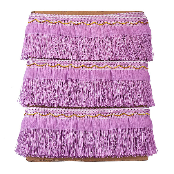 PandaHall Polyester Tassel Fringe Trimming, Curtain Decoration, Costume Accessories, Lilac, 100x1mm, 12m/card Polyester Others Purple
PandaHall Polyester Tassel Fringe Trimming, Curtain Decoration, Costume Accessories, Lilac, 100x1mm, 12m/card Polyester Others Purple
