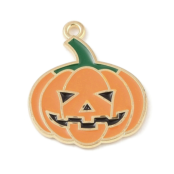 PandaHall Halloween Theme Alloy Enamel Pendants, Light Gold, Pumpkin Charm, Sea Green, 24.5x21x1.5mm, Hole: 1.6mm Alloy+Enamel Pumpkin
PandaHall Halloween Theme Alloy Enamel Pendants, Light Gold, Pumpkin Charm, Sea Green, 24.5x21x1.5mm, Hole: 1.6mm Alloy+Enamel Pumpkin