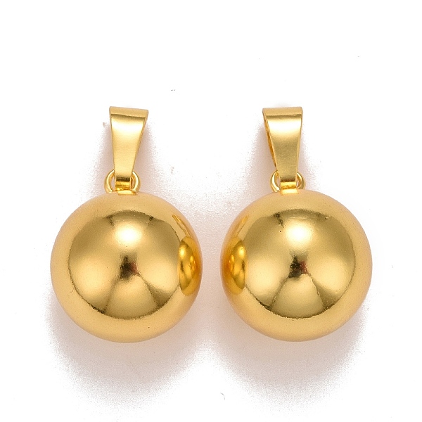 PandaHall Brass Bell Pendants, Pregnancy Bola, Round, Golden, 24.5x20.5mm, Hole: 7.5x4.5mm Brass Round
PandaHall Brass Bell Pendants, Pregnancy Bola, Round, Golden, 24.5x20.5mm, Hole: 7.5x4.5mm Brass Round