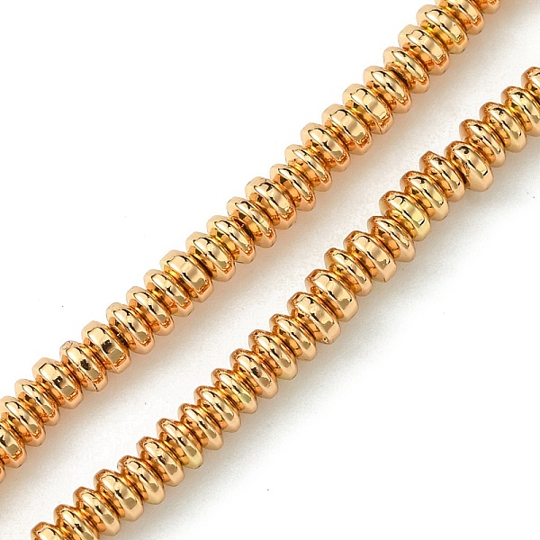 PandaHall Electroplated Synthetic Non-Magnetic Hematite Beads Strands, Disc, Heishi Beads, Light Gold Plated, 3x1.5mm, Hole: 1mm, about...
PandaHall Electroplated Synthetic Non-Magnetic Hematite Beads Strands, Disc, Heishi Beads, Light Gold Plated, 3x1.5mm, Hole: 1mm, about...