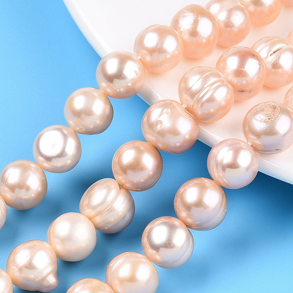 PandaHall Natural Cultured Freshwater Pearl Beads Strands, Potato, PeachPuff, 11~12x9.5~14mm, Hole: 0.7mm, about 32pcs/strand, 13.78~13.98..., Brown
PandaHall Natural Cultured Freshwater Pearl Beads Strands, Potato, PeachPuff, 11~12x9.5~14mm, Hole: 0.7mm, about 32pcs/strand, 13.78~13.98..., Brown