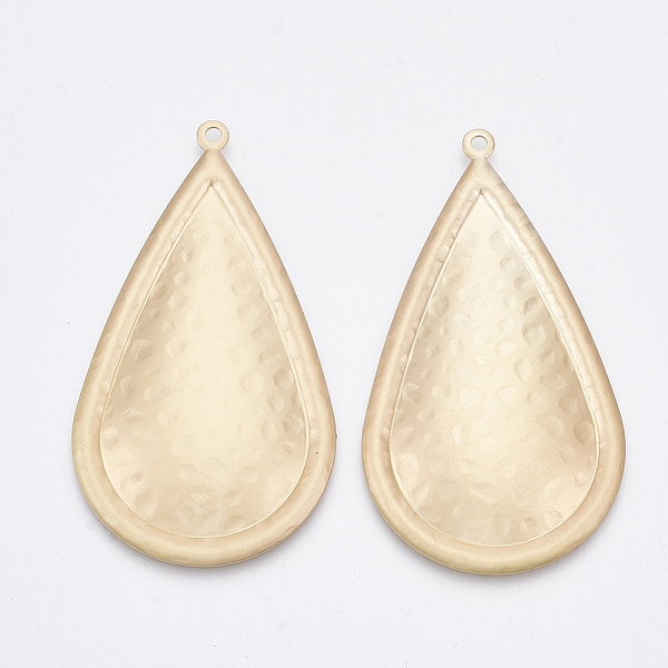 PandaHall Smooth Surface Iron Big Pendants, Cadmium Free & Lead Free, Teardrop, Matte Gold Color, 57.5x32x3mm, Hole: 1.8mm Iron Teardrop
PandaHall Smooth Surface Iron Big Pendants, Cadmium Free & Lead Free, Teardrop, Matte Gold Color, 57.5x32x3mm, Hole: 1.8mm Iron Teardrop
