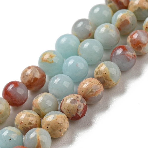 PandaHall Synthetic Imperial Jasper Dyed Beads Strands, Round, Light Cyan, 4mm, Hole: 1mm, about 91pcs/strand, 14.88''~14.96"(37.8~38cm)...
PandaHall Synthetic Imperial Jasper Dyed Beads Strands, Round, Light Cyan, 4mm, Hole: 1mm, about 91pcs/strand, 14.88''~14.96"(37.8~38cm)...