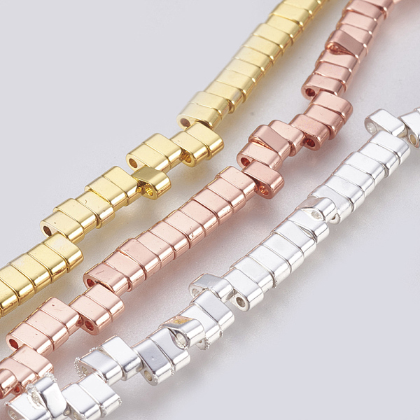 PandaHall Electroplated Non-magnetic Synthetic Hematite Multi-Strand Links Strands, Grade AA, Rectangle, Long-Lasting Plated, Mixed Color...
PandaHall Electroplated Non-magnetic Synthetic Hematite Multi-Strand Links Strands, Grade AA, Rectangle, Long-Lasting Plated, Mixed Color...