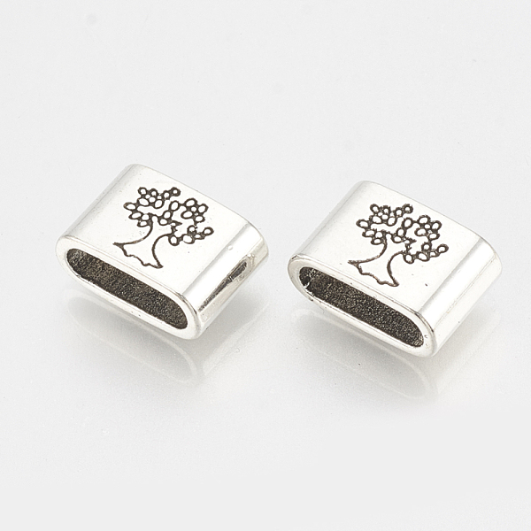 PandaHall Tibetan Style Alloy Slide Charms, Cadmium Free & Lead Free,, Rectangle with Tree of Life, Antique Silver, 8x12x5mm, Hole: 9.5x3mm...
PandaHall Tibetan Style Alloy Slide Charms, Cadmium Free & Lead Free,, Rectangle with Tree of Life, Antique Silver, 8x12x5mm, Hole: 9.5x3mm...