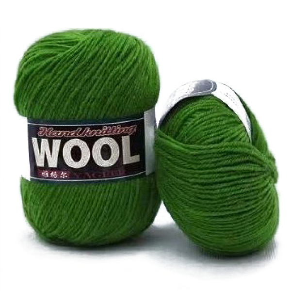 PandaHall Polyester & Wool Yarn for Sweater Hat, 4-Strands Wool Threads for Knitting Crochet Supplies, Lime Green, about 100g/roll...
PandaHall Polyester & Wool Yarn for Sweater Hat, 4-Strands Wool Threads for Knitting Crochet Supplies, Lime Green, about 100g/roll...