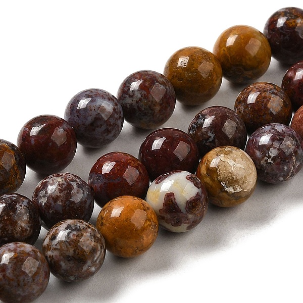 PandaHall Natural Ocean Jasper Beads Strands, Round, 8~8.5mm, Hole: 1.3mm, about 47pcs/strand, 15.16''(38.5cm) Ocean Jasper Round
PandaHall Natural Ocean Jasper Beads Strands, Round, 8~8.5mm, Hole: 1.3mm, about 47pcs/strand, 15.16''(38.5cm) Ocean Jasper Round