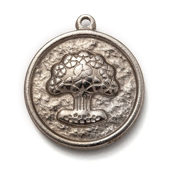 PandaHall 304 Stainless Steel Pendants, Flat Round with Tree of Life, Stainless Steel Color, 27.5x24.5x3.5mm, Hole: 1.8mm 304 Stainless...
PandaHall 304 Stainless Steel Pendants, Flat Round with Tree of Life, Stainless Steel Color, 27.5x24.5x3.5mm, Hole: 1.8mm 304 Stainless...