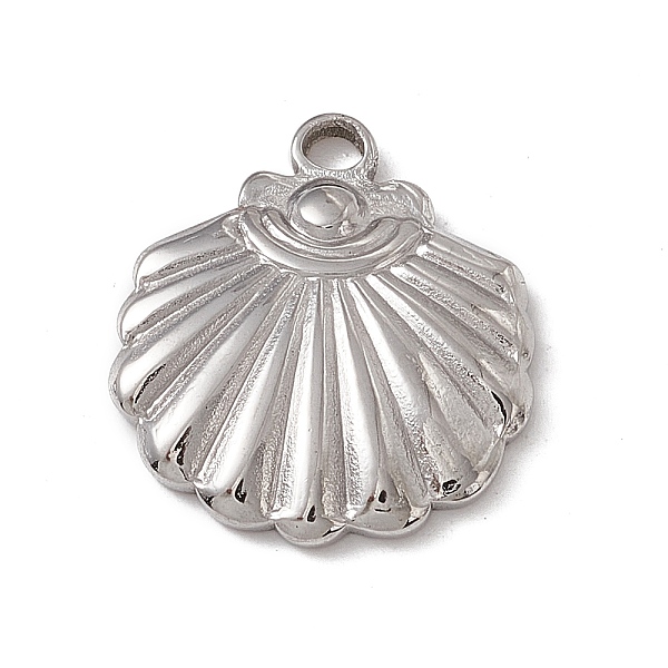 PandaHall 304 Stainless Steel Pendants, Shell Charm, Stainless Steel Color, 18x16x2.5mm, Hole: 2.1mm 304 Stainless Steel Shell Shape
PandaHall 304 Stainless Steel Pendants, Shell Charm, Stainless Steel Color, 18x16x2.5mm, Hole: 2.1mm 304 Stainless Steel Shell Shape