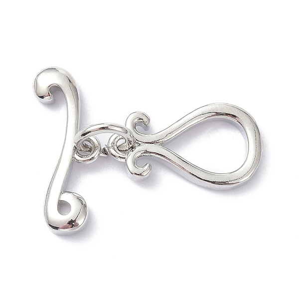 PandaHall Rack Plating Brass Toggle Clasps, Long-Lasting Plated, Teardrop, Cadmium Free & Lead Free, Platinum, Ring: 16x9x2mm, Hole: 1.4mm...
PandaHall Rack Plating Brass Toggle Clasps, Long-Lasting Plated, Teardrop, Cadmium Free & Lead Free, Platinum, Ring: 16x9x2mm, Hole: 1.4mm...