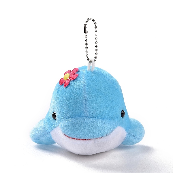 PandaHall PP Cotton Mini Animal Plush Toys Dolphin Pendant Decoration, with Ball Chain, Deep Sky Blue, 131mm Cotton Dolphin
PandaHall PP Cotton Mini Animal Plush Toys Dolphin Pendant Decoration, with Ball Chain, Deep Sky Blue, 131mm Cotton Dolphin