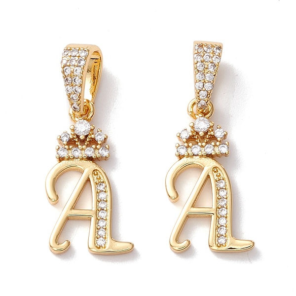PandaHall Eco-Friendly Brass Micro Pave Cubic Zirconia Pendants, Long-Lasting Plated, Real 18K Gold Plated, Cadmium Free & Lead Free, Letter...
PandaHall Eco-Friendly Brass Micro Pave Cubic Zirconia Pendants, Long-Lasting Plated, Real 18K Gold Plated, Cadmium Free & Lead Free, Letter...