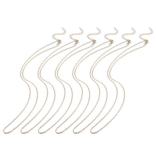 PandaHall 6Pcs Iron Cable Chains Necklaces for Women, Golden, 17.7 inch(45cm) Iron
PandaHall 6Pcs Iron Cable Chains Necklaces for Women, Golden, 17.7 inch(45cm) Iron