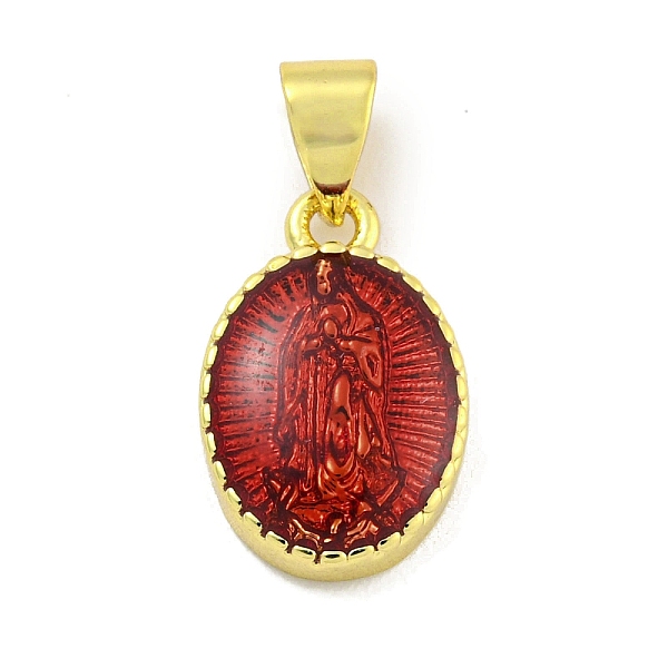 PandaHall Rack Plating Brass Enamel Pendants, Long-Lasting Plated, Lead Free & Cadmium Free, Real 18K Gold Plated, Oval with Saint Charm..., Brown
PandaHall Rack Plating Brass Enamel Pendants, Long-Lasting Plated, Lead Free & Cadmium Free, Real 18K Gold Plated, Oval with Saint Charm..., Brown