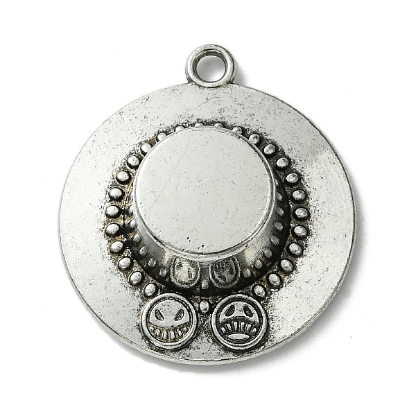 PandaHall Tibetan Style Alloy Pendants, Cap, Antique Silver, 34x30x11mm, Hole: 2.6mm Alloy Hat
PandaHall Tibetan Style Alloy Pendants, Cap, Antique Silver, 34x30x11mm, Hole: 2.6mm Alloy Hat
