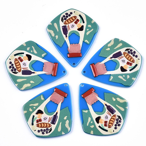 PandaHall Acrylic Pendants, 3D Printed, Kite with Handbag, Colorful, 39.5x34x2.5mm, Hole: 1.6mm Acrylic Others
PandaHall Acrylic Pendants, 3D Printed, Kite with Handbag, Colorful, 39.5x34x2.5mm, Hole: 1.6mm Acrylic Others