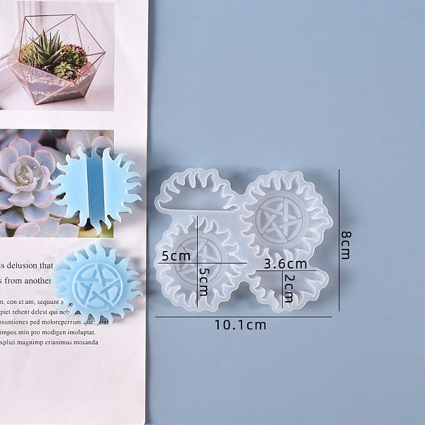 PandaHall Gear Straw Topper Silicone Molds Decoration, Straw Attachments Epoxy Resin Casting Molds, For DIY Craft Making Supplies, White...
PandaHall Gear Straw Topper Silicone Molds Decoration, Straw Attachments Epoxy Resin Casting Molds, For DIY Craft Making Supplies, White...