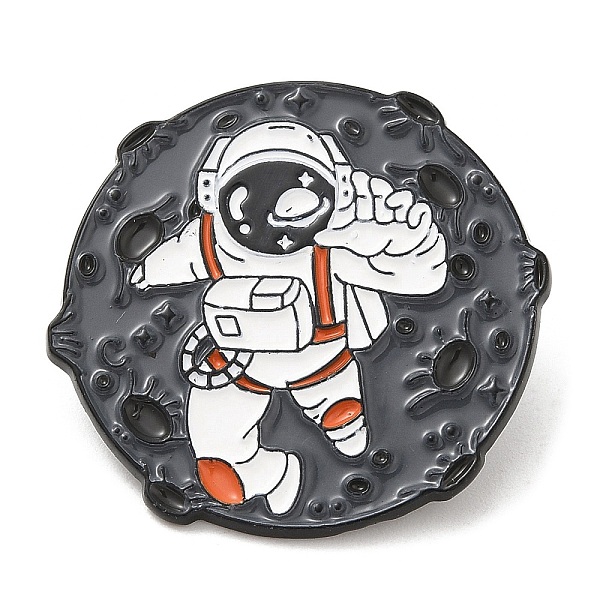 PandaHall Spaceman Enamel Pins, Electrophoresis Black Plated Alloy Brooch, Human, 28.5x30.5x1.5mm Alloy+Enamel Human
PandaHall Spaceman Enamel Pins, Electrophoresis Black Plated Alloy Brooch, Human, 28.5x30.5x1.5mm Alloy+Enamel Human