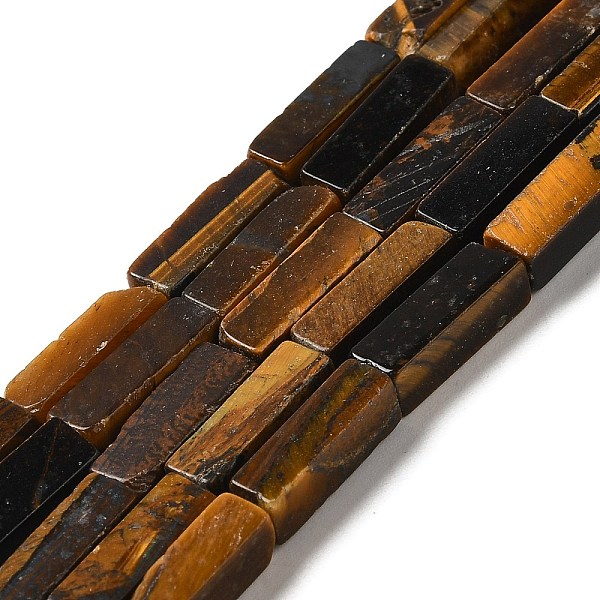 PandaHall Natural Tiger Eye Beads Strands, Rectangle, 13~14x4~4.5x4~4.5mm, Hole: 1.2mm, about 28pcs/strand, 15.08''(38.3cm) Tiger Eye...
PandaHall Natural Tiger Eye Beads Strands, Rectangle, 13~14x4~4.5x4~4.5mm, Hole: 1.2mm, about 28pcs/strand, 15.08''(38.3cm) Tiger Eye...