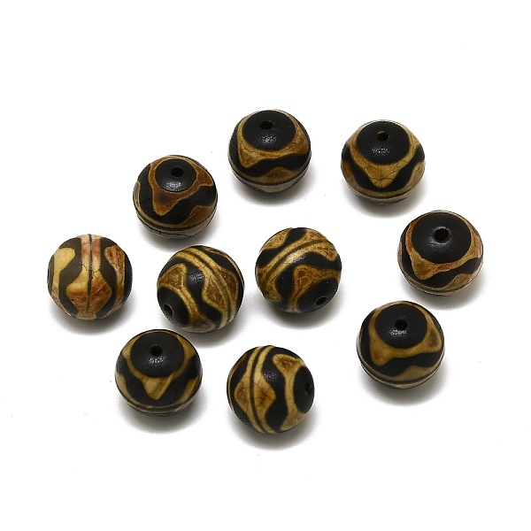 PandaHall Tibetan Style Double Tiger dZi Beads, Natural Agate Beads, Round, 14mm, Hole: 1.4mm Tibetan Agate Round
PandaHall Tibetan Style Double Tiger dZi Beads, Natural Agate Beads, Round, 14mm, Hole: 1.4mm Tibetan Agate Round