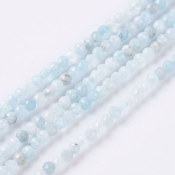 PandaHall Natural Aquamarine Beads Strands, Faceted, Round, 2mm, Hole: 0.5mm, about 204pcs/strand, 15.7 inch Aquamarine Round Green
PandaHall Natural Aquamarine Beads Strands, Faceted, Round, 2mm, Hole: 0.5mm, about 204pcs/strand, 15.7 inch Aquamarine Round Green