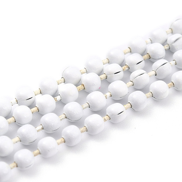 PandaHall Handmade Brass Ball Chains, Soldered, with Spool, White, 2.5mm, 32.8 Feet(10m)/roll Brass White
PandaHall Handmade Brass Ball Chains, Soldered, with Spool, White, 2.5mm, 32.8 Feet(10m)/roll Brass White