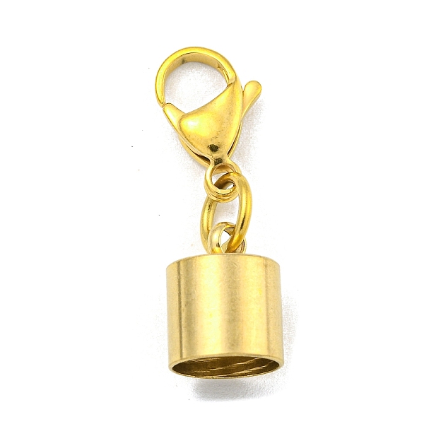 PandaHall 304 Stainless Steel Cord Ends, with Lobster Claw Clasps, Golden, 31mm, Inner Diameter: 9mm 304 Stainless Steel
PandaHall 304 Stainless Steel Cord Ends, with Lobster Claw Clasps, Golden, 31mm, Inner Diameter: 9mm 304 Stainless Steel