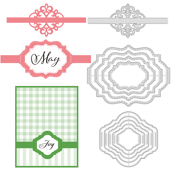 PandaHall BENECREAT 3Pcs Belly Band Metal Cutting Dies, Flower Frame Craft Dies Stencil for DIY Scrapbooking Album Embossing Photo Crafts...
PandaHall BENECREAT 3Pcs Belly Band Metal Cutting Dies, Flower Frame Craft Dies Stencil for DIY Scrapbooking Album Embossing Photo Crafts...