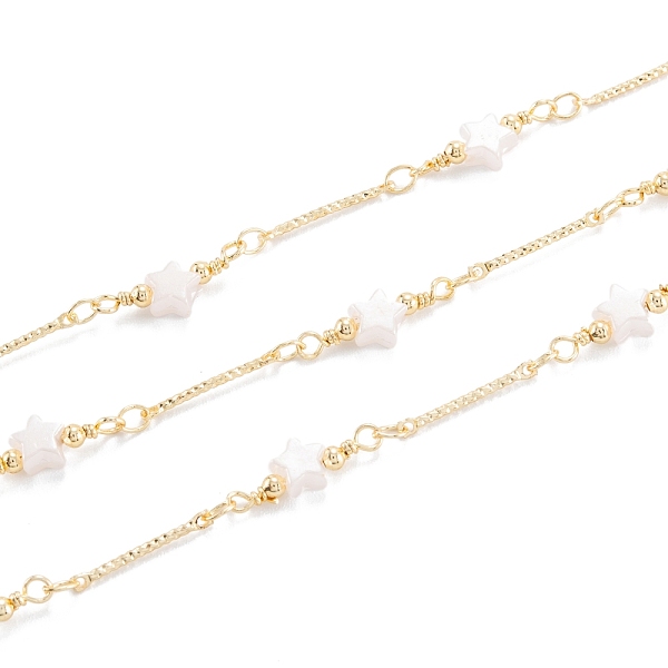 PandaHall Brass Handmade Beaded Chains, with Acrylic Beads, Star, Long-Lasting Plated, Soldered, with Spool, Light Gold, link...
PandaHall Brass Handmade Beaded Chains, with Acrylic Beads, Star, Long-Lasting Plated, Soldered, with Spool, Light Gold, link...