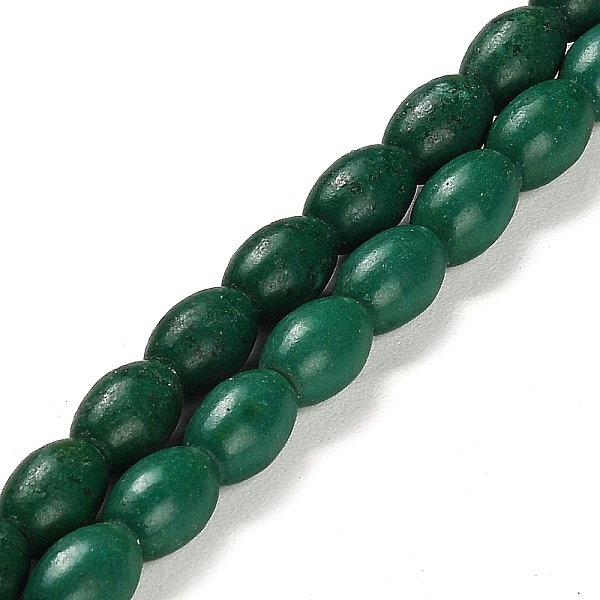 PandaHall Synthetic Turquoise Beads Strands, Oval, Dyed, Dark Green, 8.5x6mm, Hole: 1mm, about 44~47pcs/strand, 14.69~15.75 inch(37.3~40cm)...
PandaHall Synthetic Turquoise Beads Strands, Oval, Dyed, Dark Green, 8.5x6mm, Hole: 1mm, about 44~47pcs/strand, 14.69~15.75 inch(37.3~40cm)...