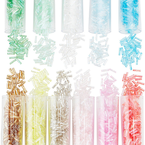 PandaHall PH 2200Pcs 11 Colors Twist Bugle Beads, 6x2mm Long Tube Beads Glass Seed Beads Colorful Craft Beads Loose Spacer Bead for..., Multicolor
PandaHall PH 2200Pcs 11 Colors Twist Bugle Beads, 6x2mm Long Tube Beads Glass Seed Beads Colorful Craft Beads Loose Spacer Bead for..., Multicolor