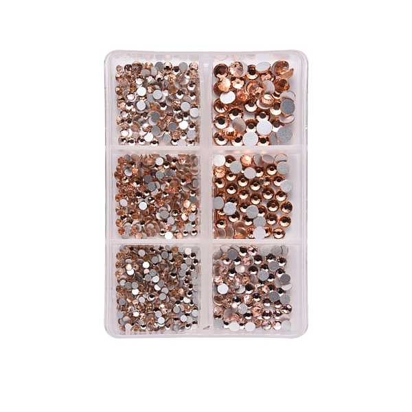 PandaHall Glass Flat Back Rhinestone, Faceted, Nail Art Decoration Accessories, Half Round, Light Peach, 2~4.9mm, about 1015pcs/box..., Pink
PandaHall Glass Flat Back Rhinestone, Faceted, Nail Art Decoration Accessories, Half Round, Light Peach, 2~4.9mm, about 1015pcs/box..., Pink