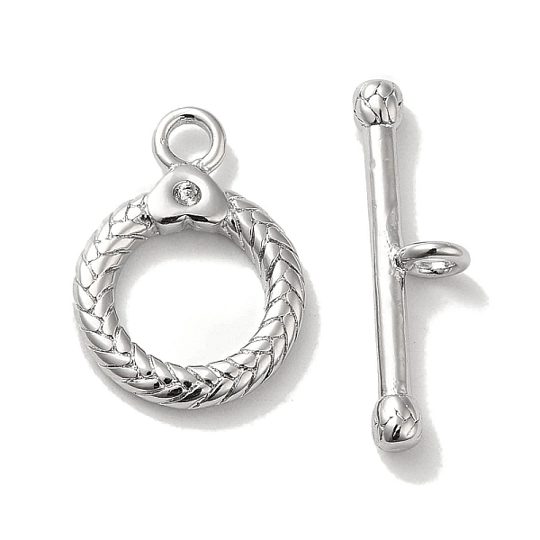 PandaHall Brass Toggle Clasp Rhinestone Settings, Ring with Heart, Real Platinum Plated, Fit for 1.6mm Rhinestone, Round:19x14x2.5mm, Hole...
PandaHall Brass Toggle Clasp Rhinestone Settings, Ring with Heart, Real Platinum Plated, Fit for 1.6mm Rhinestone, Round:19x14x2.5mm, Hole...