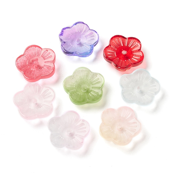 PandaHall Spray Painted Transparent Glass Beads, Plum Blossom, Mixed Color, 14x14.5x4mm, Hole: 1.5mm Glass Flower Multicolor
PandaHall Spray Painted Transparent Glass Beads, Plum Blossom, Mixed Color, 14x14.5x4mm, Hole: 1.5mm Glass Flower Multicolor