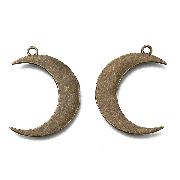 PandaHall Tibetan Style Alloy Pendants, Moon, Cadmium Free & Nickel Free & Lead Free, Antique Bronze, 44x35x2mm, Hole: 3mm, about...
PandaHall Tibetan Style Alloy Pendants, Moon, Cadmium Free & Nickel Free & Lead Free, Antique Bronze, 44x35x2mm, Hole: 3mm, about...