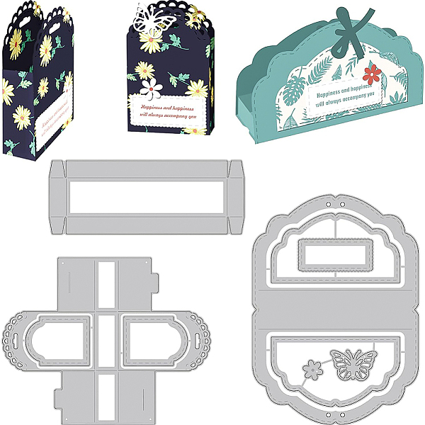 PandaHall BENECREAT 3Pcs Gift Box Carbon Steel Cutting Dies Stencils, Gift Boxes with Butterfly and Lace Metal Die Cuts for DIY Scrapbooking...
PandaHall BENECREAT 3Pcs Gift Box Carbon Steel Cutting Dies Stencils, Gift Boxes with Butterfly and Lace Metal Die Cuts for DIY Scrapbooking...