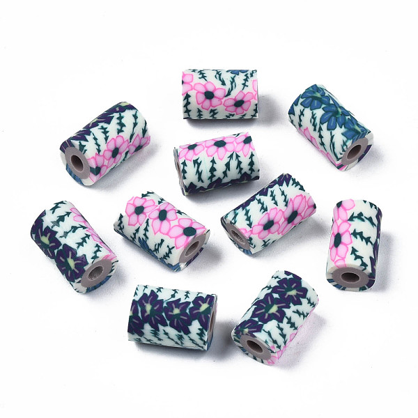 PandaHall Handmade Polymer Clay Beads, Column with Jewelry Crafts Pattern, Pearl Pink, 11x6~7.5mm, Hole: 2~3mm Polymer Clay Column
PandaHall Handmade Polymer Clay Beads, Column with Jewelry Crafts Pattern, Pearl Pink, 11x6~7.5mm, Hole: 2~3mm Polymer Clay Column