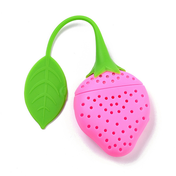 PandaHall Silicone Tea Infuser, Strawberry Creative Fruit Tea Strainer, for Tea Lovers, Pearl Pink, 190x49x20mm, Inner Diameter: 17x39mm...
PandaHall Silicone Tea Infuser, Strawberry Creative Fruit Tea Strainer, for Tea Lovers, Pearl Pink, 190x49x20mm, Inner Diameter: 17x39mm...