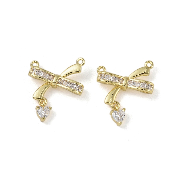 PandaHall Rack Plating Brass Pendant, with Cubic Zirconia, Lead Free & Cadmium Free, Long-Lasting Plated, Bowkont, Real 18K Gold Plated..., Clear
PandaHall Rack Plating Brass Pendant, with Cubic Zirconia, Lead Free & Cadmium Free, Long-Lasting Plated, Bowkont, Real 18K Gold Plated..., Clear