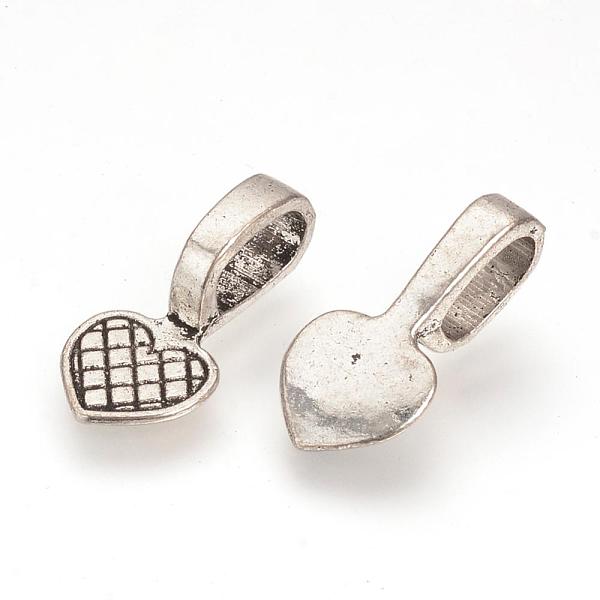 PandaHall Tibetan Style Alloy Glue-on Flat Pad Bails, Heart, Cadmium Free & Lead Free, Antique Silver, 21.5x10x1mm, Hole: 5x8mm, about...
PandaHall Tibetan Style Alloy Glue-on Flat Pad Bails, Heart, Cadmium Free & Lead Free, Antique Silver, 21.5x10x1mm, Hole: 5x8mm, about...