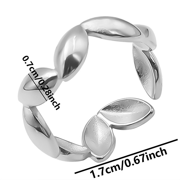 PandaHall Minimalist Horse Eye 304 Stainless Steel Cuff Rings, Open Rings Stainless Steel Horse Eye
PandaHall Minimalist Horse Eye 304 Stainless Steel Cuff Rings, Open Rings Stainless Steel Horse Eye