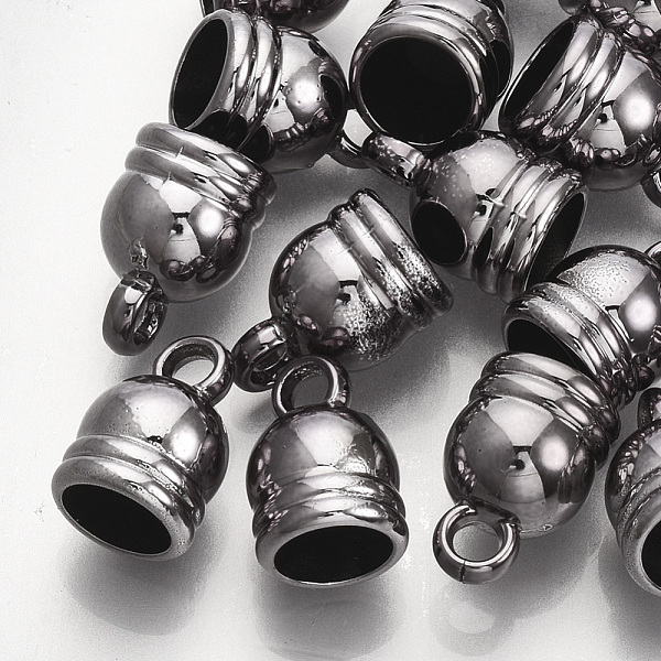 PandaHall UV Plating ABS Plastic Cord Ends, End Caps, Gunmetal, 13.5x9mm, Hole: 2.5mm, Inner Diameter: 7mm Plastic
PandaHall UV Plating ABS Plastic Cord Ends, End Caps, Gunmetal, 13.5x9mm, Hole: 2.5mm, Inner Diameter: 7mm Plastic
