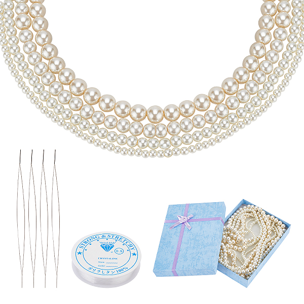 PandaHall DIY Stretch Bracelets Making Kits, with Stainless Steel Big Eye Beading Needles, Glass Pearl Beads, Clear Elastic Crystal Thread...
PandaHall DIY Stretch Bracelets Making Kits, with Stainless Steel Big Eye Beading Needles, Glass Pearl Beads, Clear Elastic Crystal Thread...