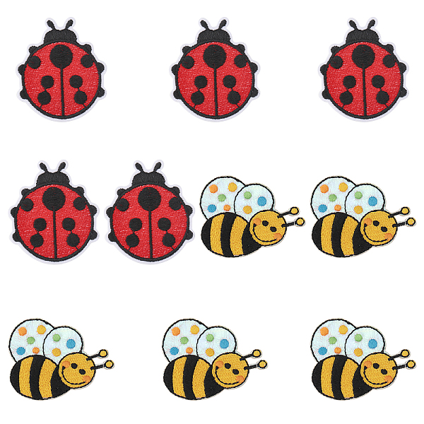 PandaHall CHGCRAFT 10Pcs 2 Style Ladybug & Bees Iron on Cloth Patches, Polyester Sew on Embroidery Appliques, Sewing Craft Decoration, Mixed..., Multicolor
PandaHall CHGCRAFT 10Pcs 2 Style Ladybug & Bees Iron on Cloth Patches, Polyester Sew on Embroidery Appliques, Sewing Craft Decoration, Mixed..., Multicolor